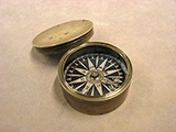 19th century explorers pocket compass by Spencer Browning & Co circa 1840